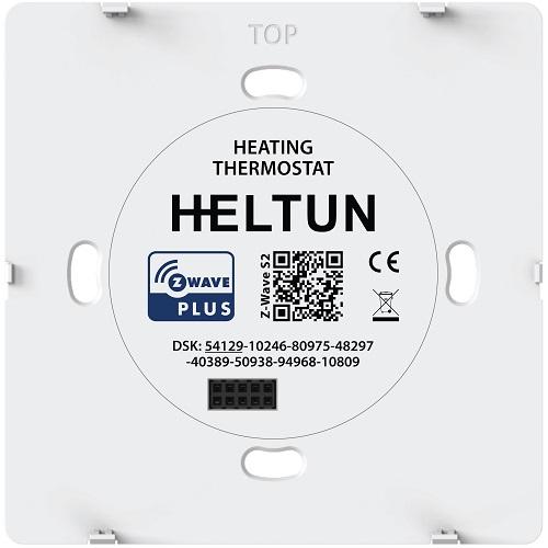 Heltun Wandthermostaat Z-Wave W/GlansW