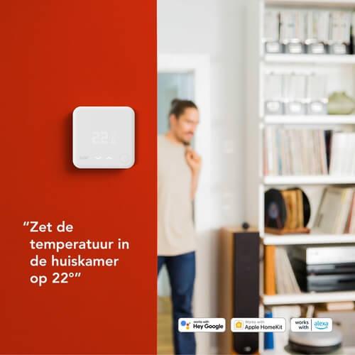 tado Starterskit Bedrade Slimme Thermostaat V3+ Black